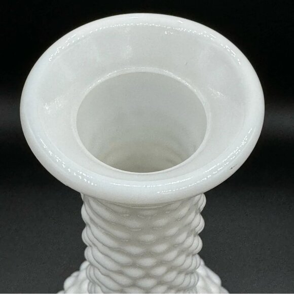 Vintage Milk Glass Hobnail Bud Vase EO Brody Co 2000 Collectible - Picture 3 of 11